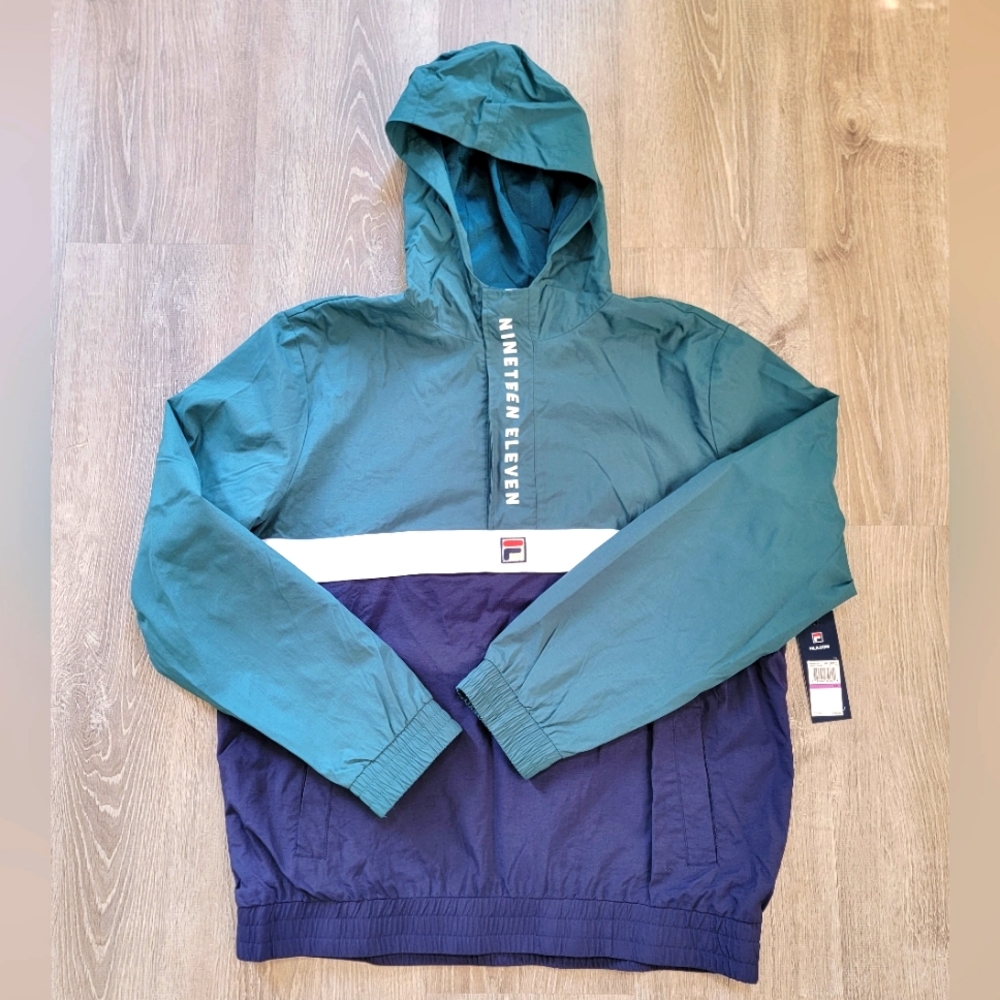 BRAND NEW Fila Tucker 1911 1/2 Zip Jacket Colorblock Pullover Men's Size XXL
